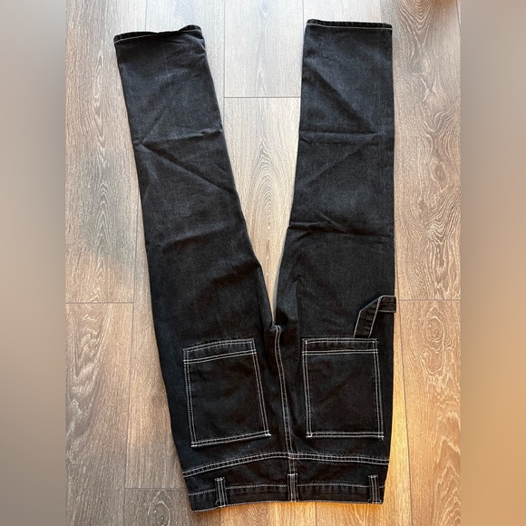 Black Jeans with white stitching - Picture 3 of 5